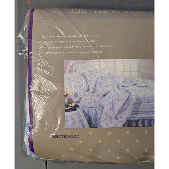 Courtney Queen 4-Piece Sheet Set Percale Cotton/Polyester Blend - Picture 8 of 11